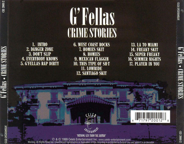 G'Fellas - Crime Stories Chicano Rap